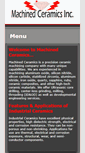 Mobile Screenshot of machinedceramics.com