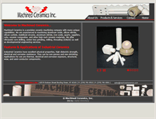 Tablet Screenshot of machinedceramics.com
